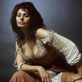 Un'immagine di Sophia Loren