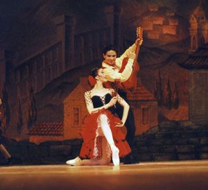 Una scena dal "Don Chisciotte" del Balletto Classico di Mosca