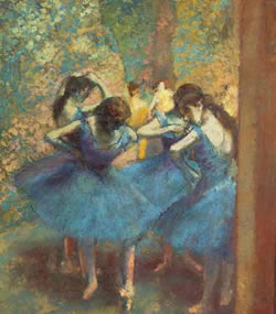 Edgar Degas - Ballerine dietro le quinte