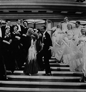Fred Astaire e Ginger Rogers in "The Gay Divorcee"